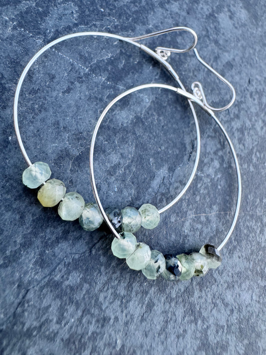 Prehnite hoops