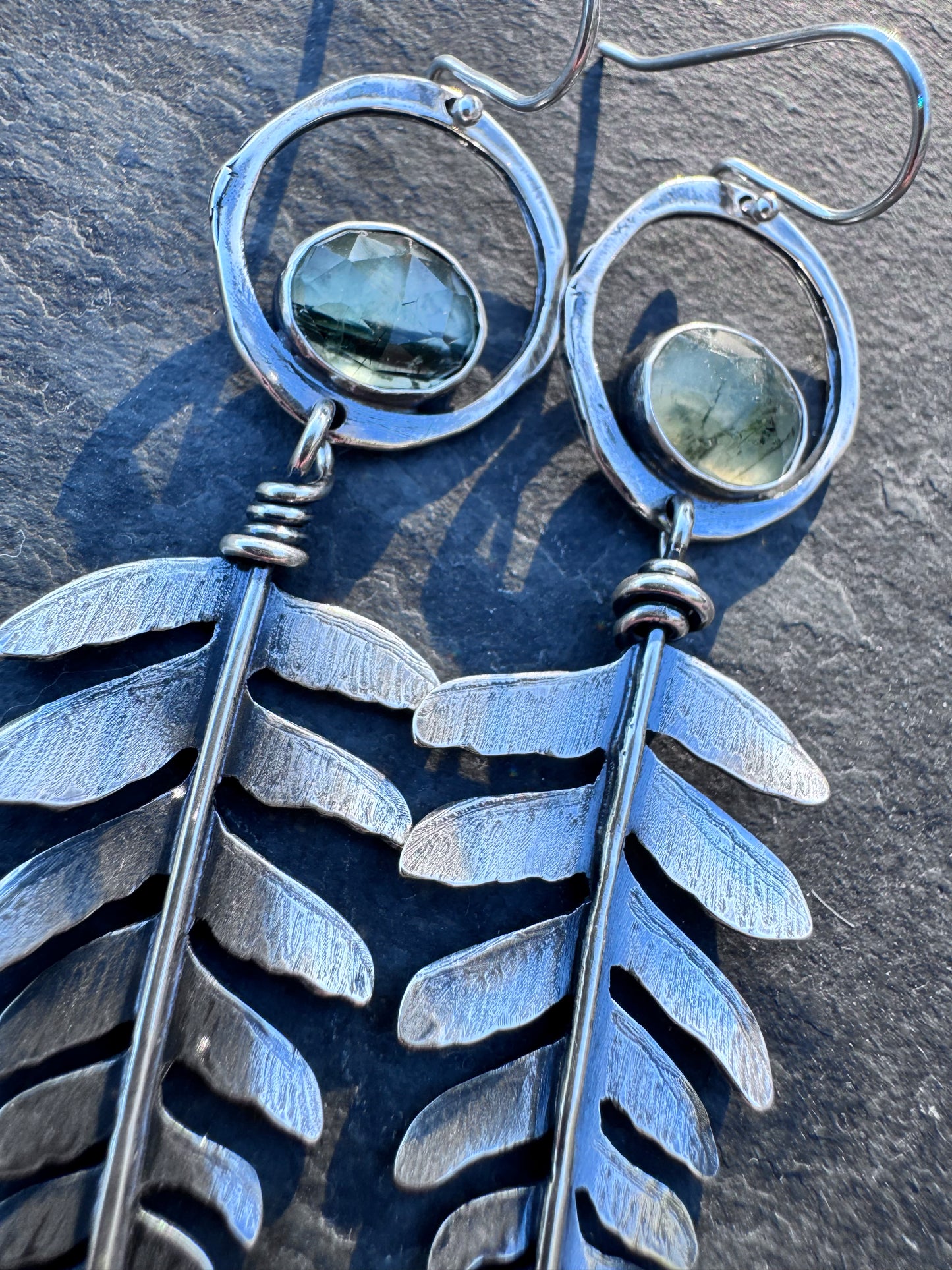 Prehinite fern dangles