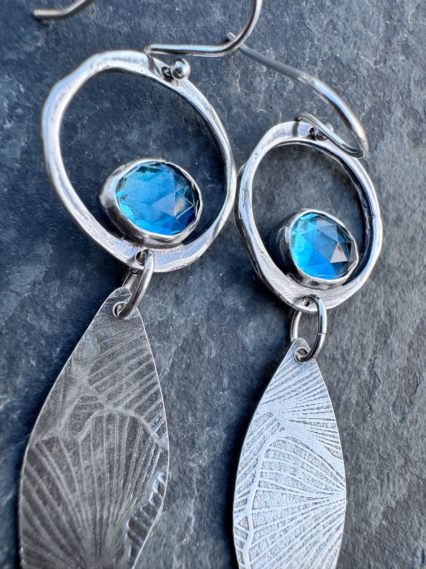 Blue Topaz drops