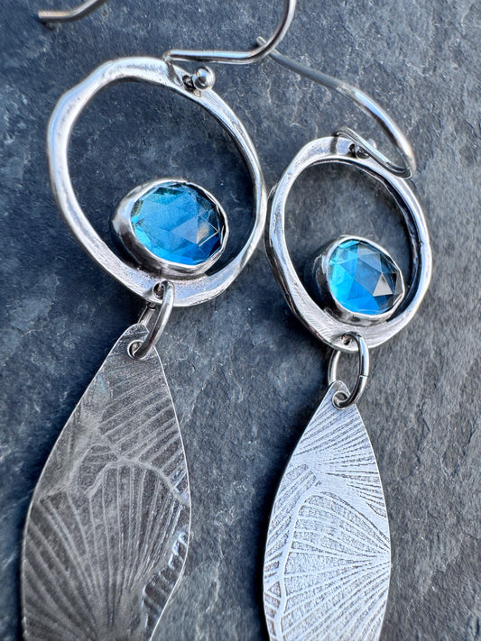 Blue Topaz drops