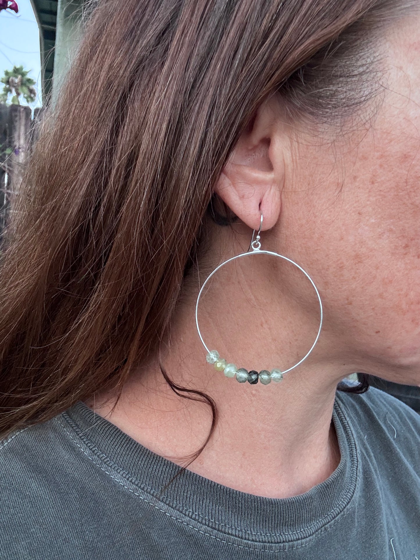 Prehnite hoops