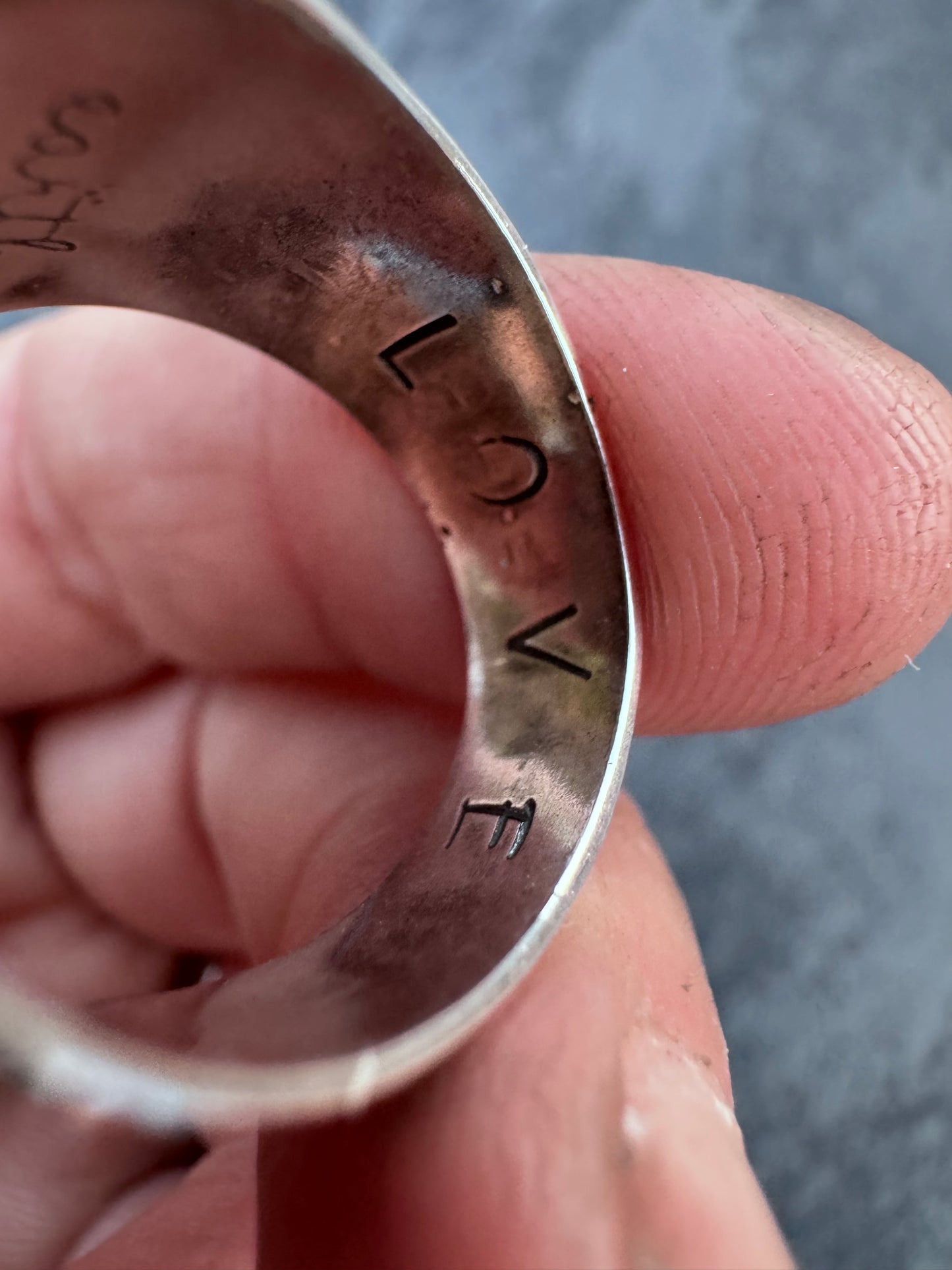 Statement love ring
