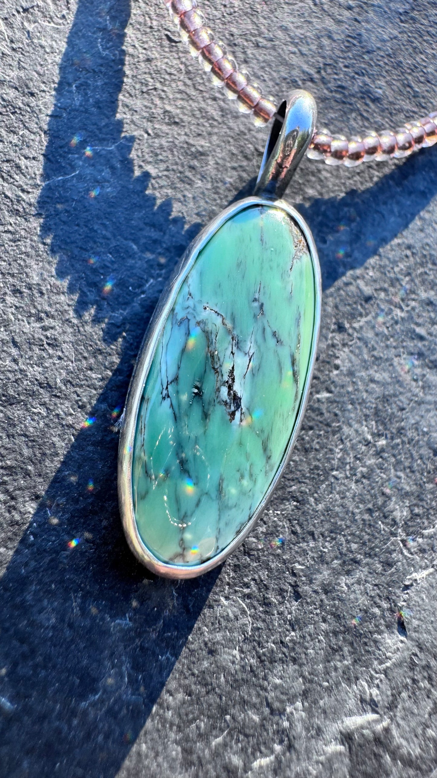 Variscite golden glow