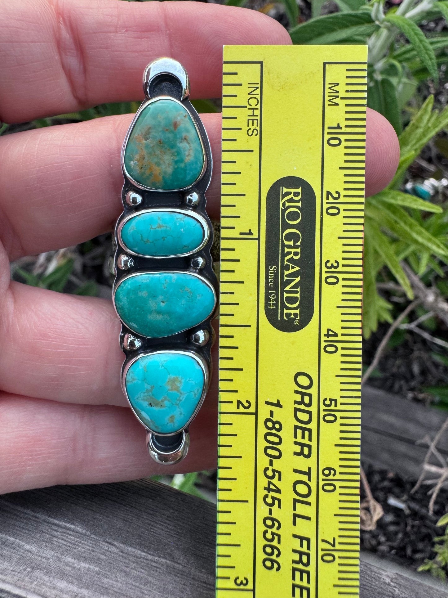 Turquoise goddess ring