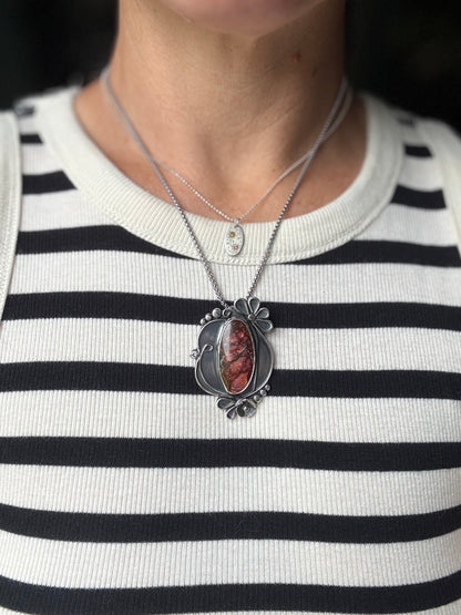 Poppy Jasper pendant