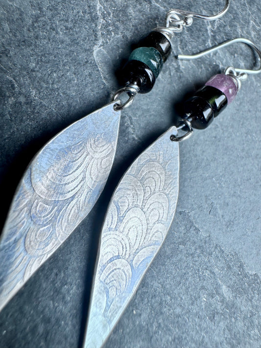 Tourmaline dangles