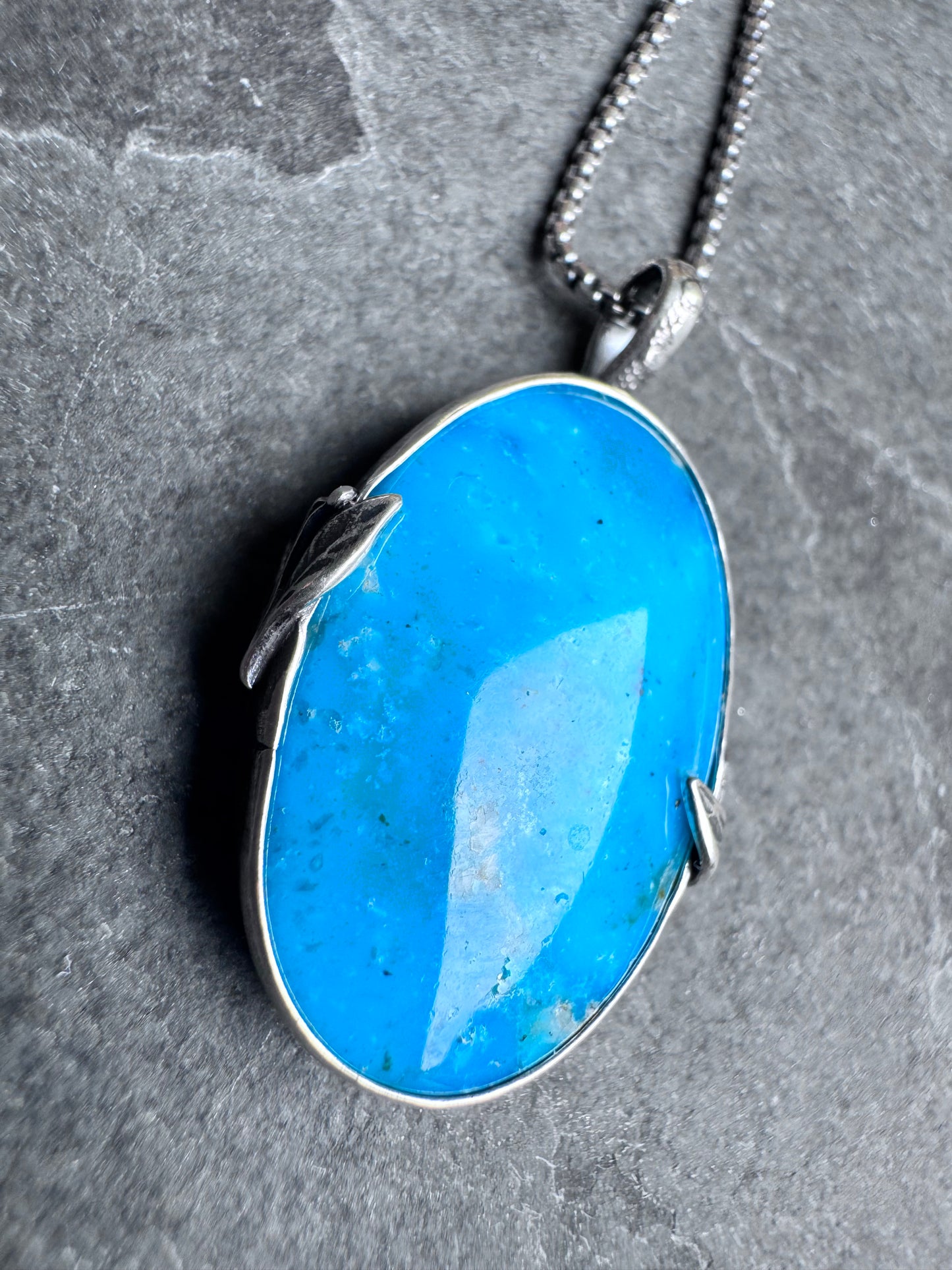 Kingman turquoise pendant
