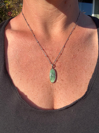 Variscite heart opener