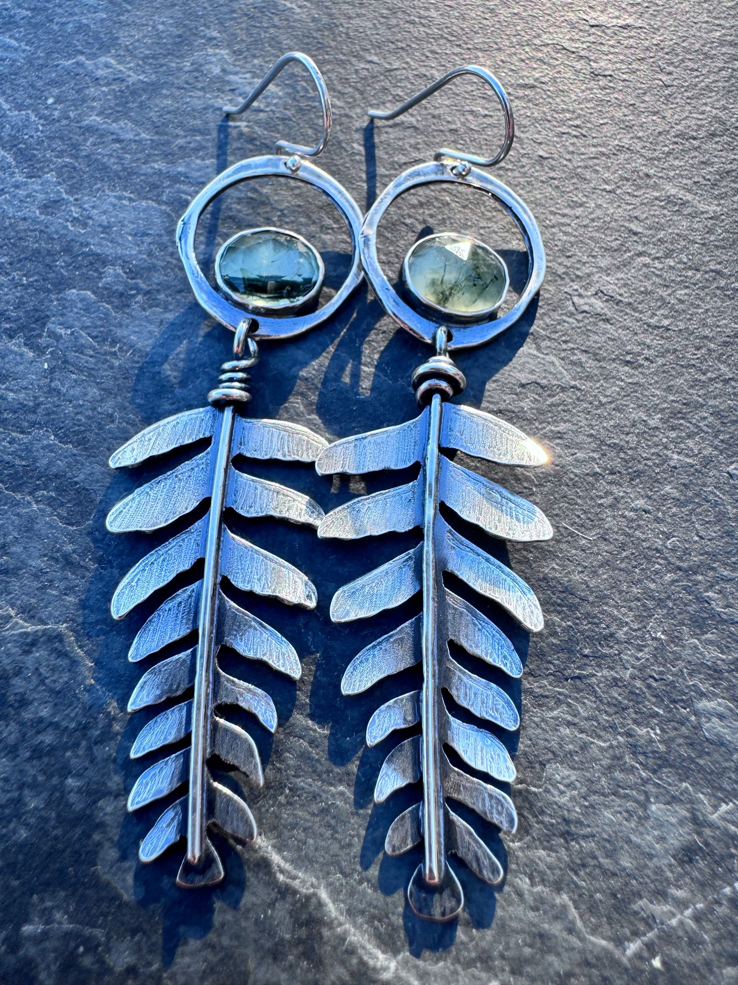Prehinite fern dangles
