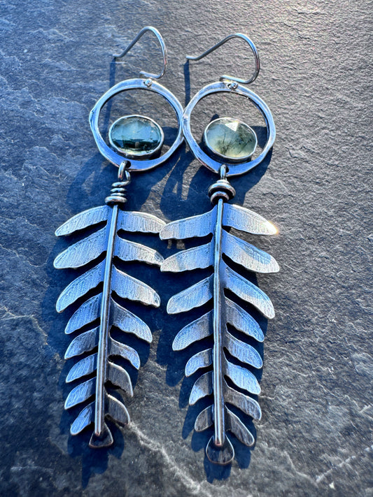 Prehinite fern dangles