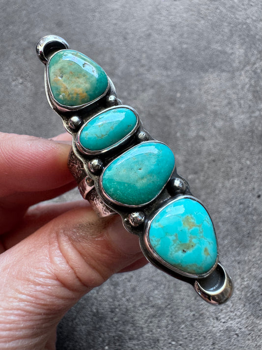 Turquoise goddess ring