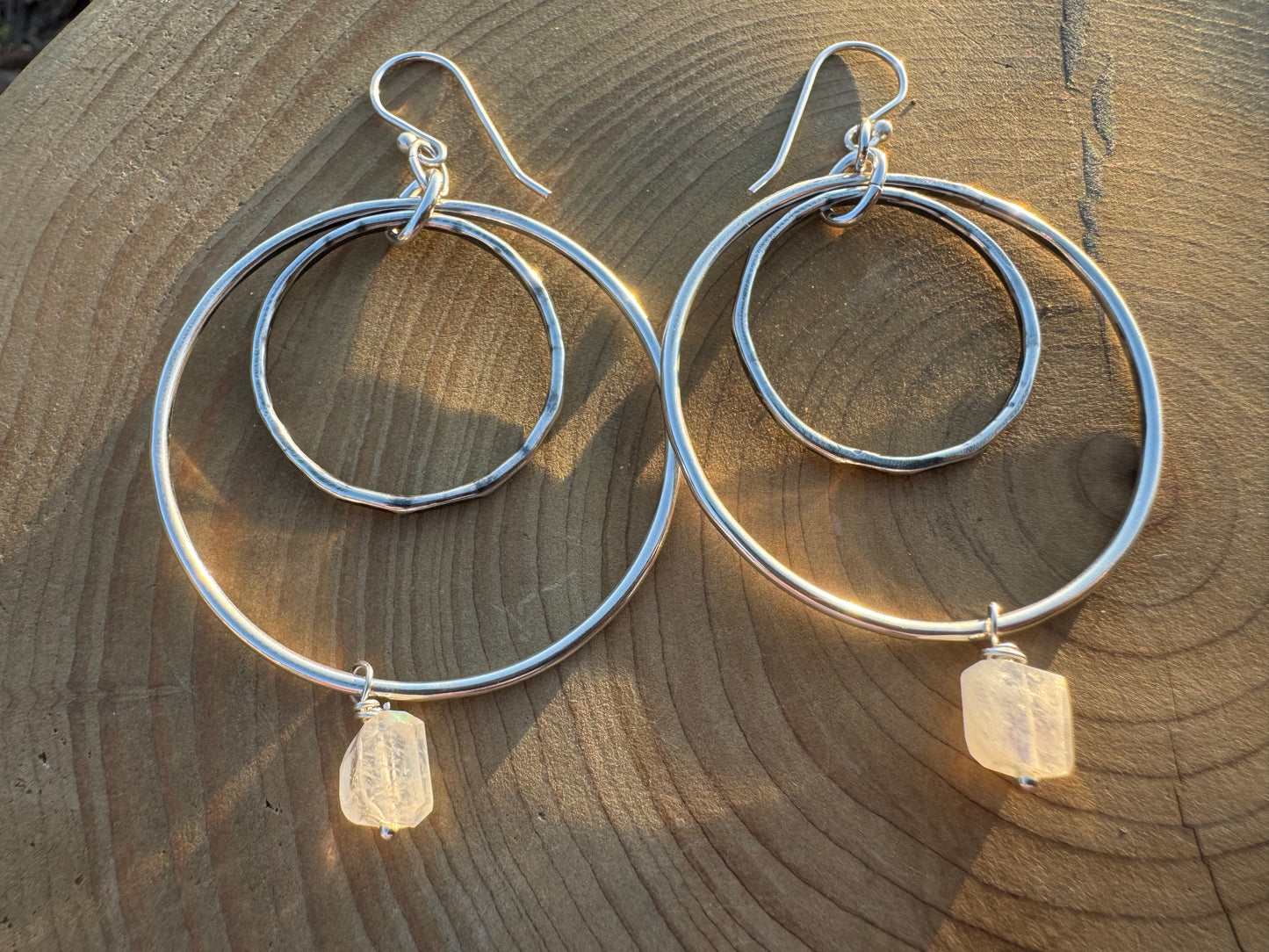 Sterling hoops