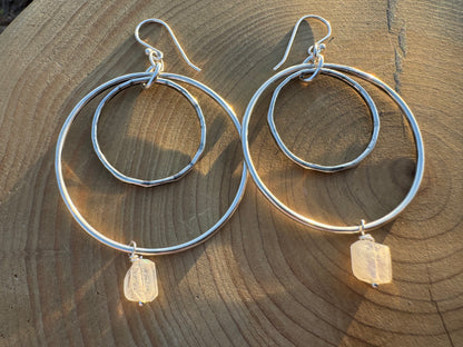 Sterling hoops