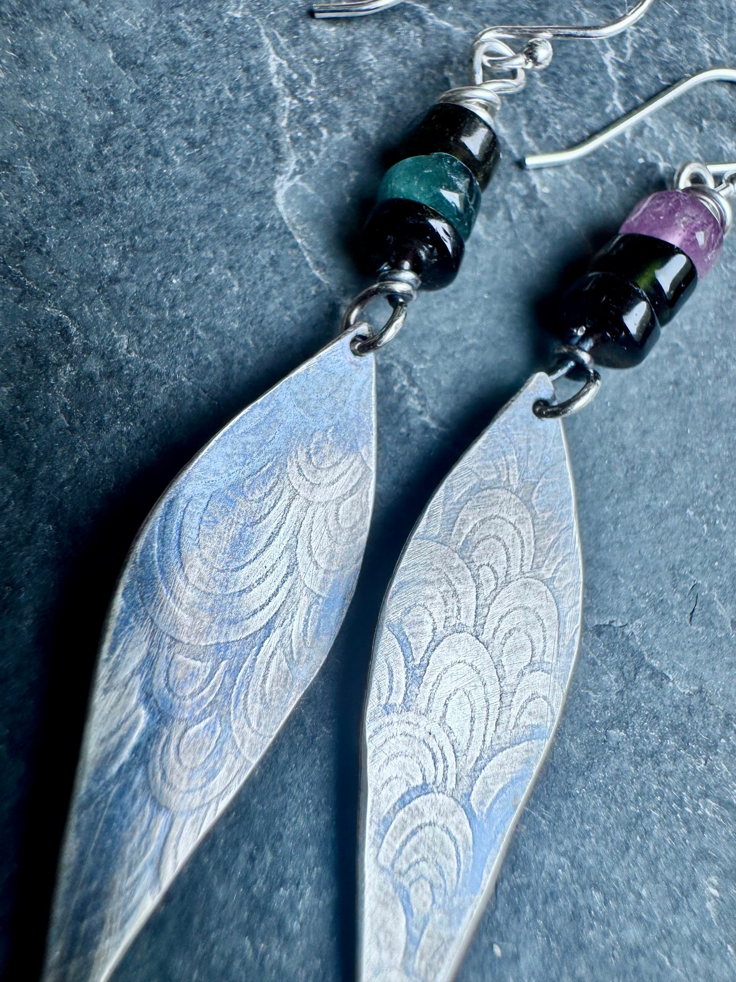 Tourmaline dangles