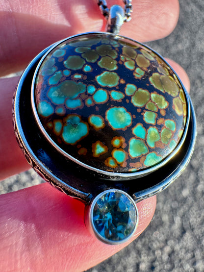 Turquoise and topaz