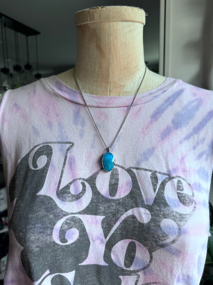 Kingman turquoise pendant