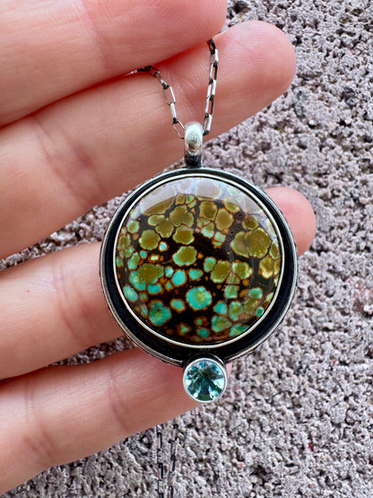 Turquoise and topaz