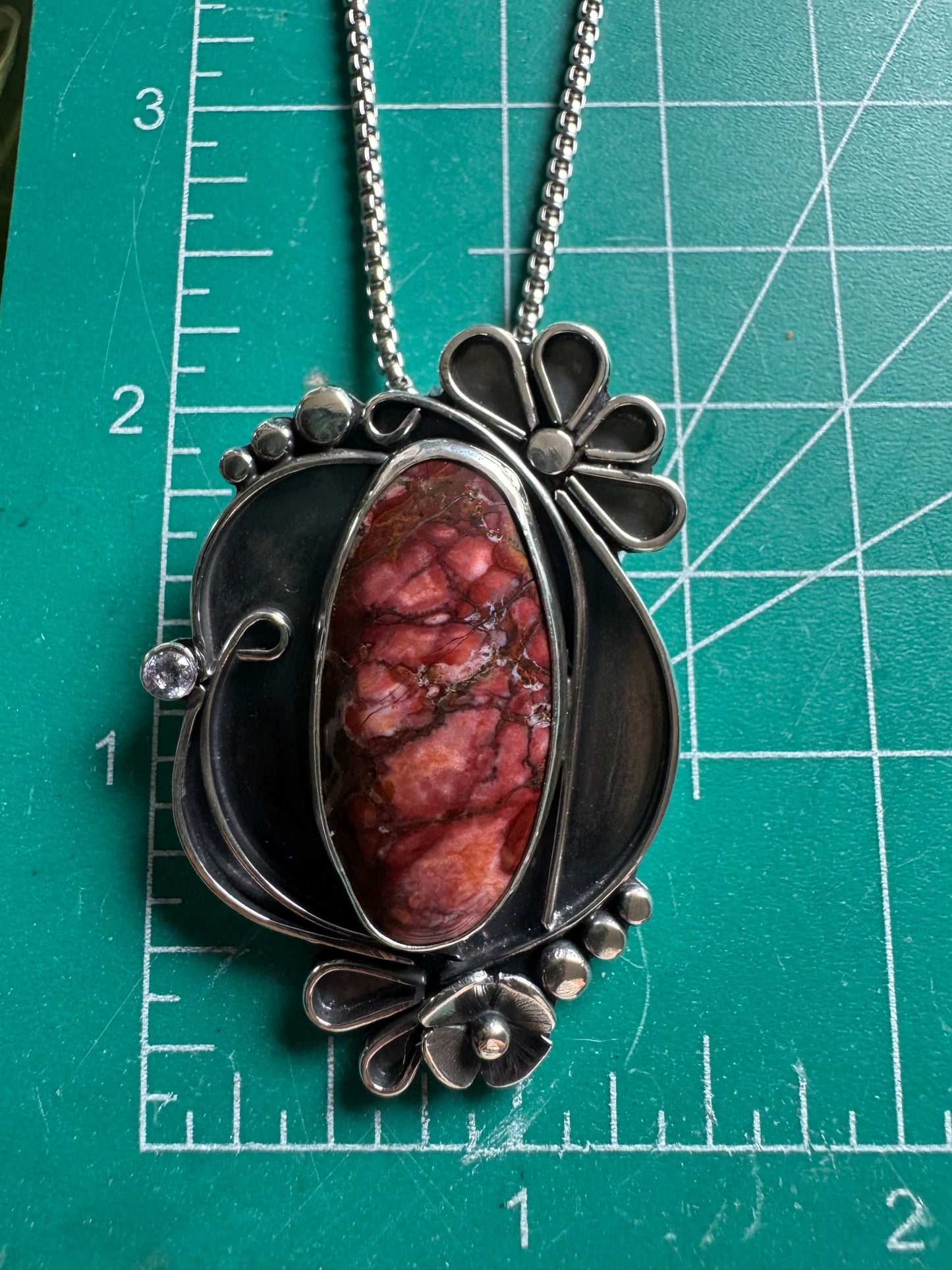 Poppy Jasper pendant