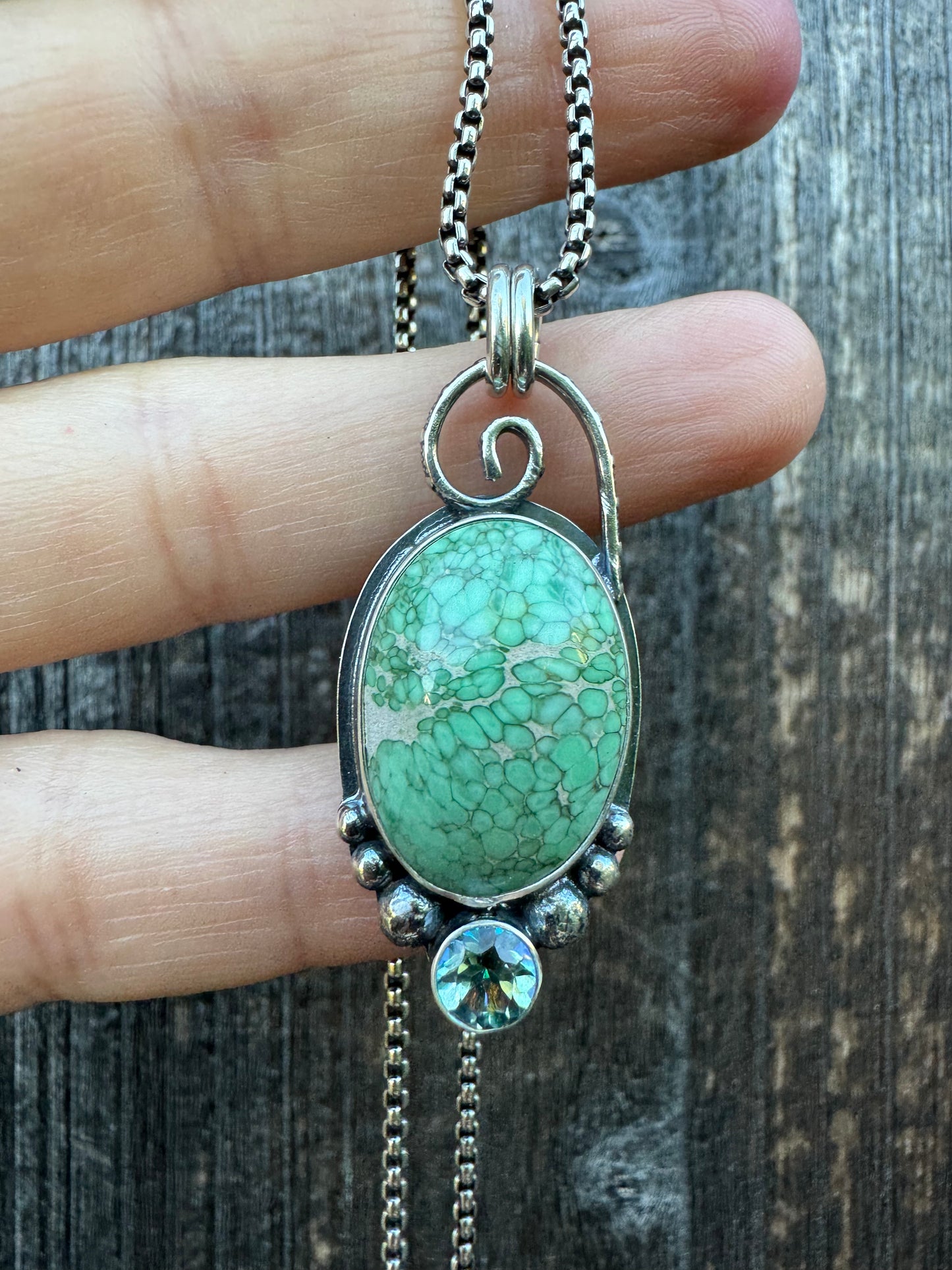 Lucin Variscite pendant