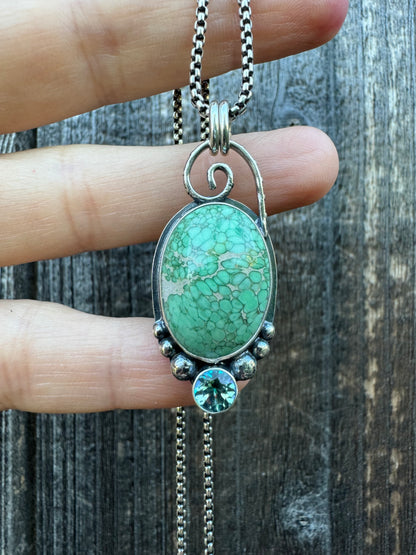 Lucin Variscite pendant