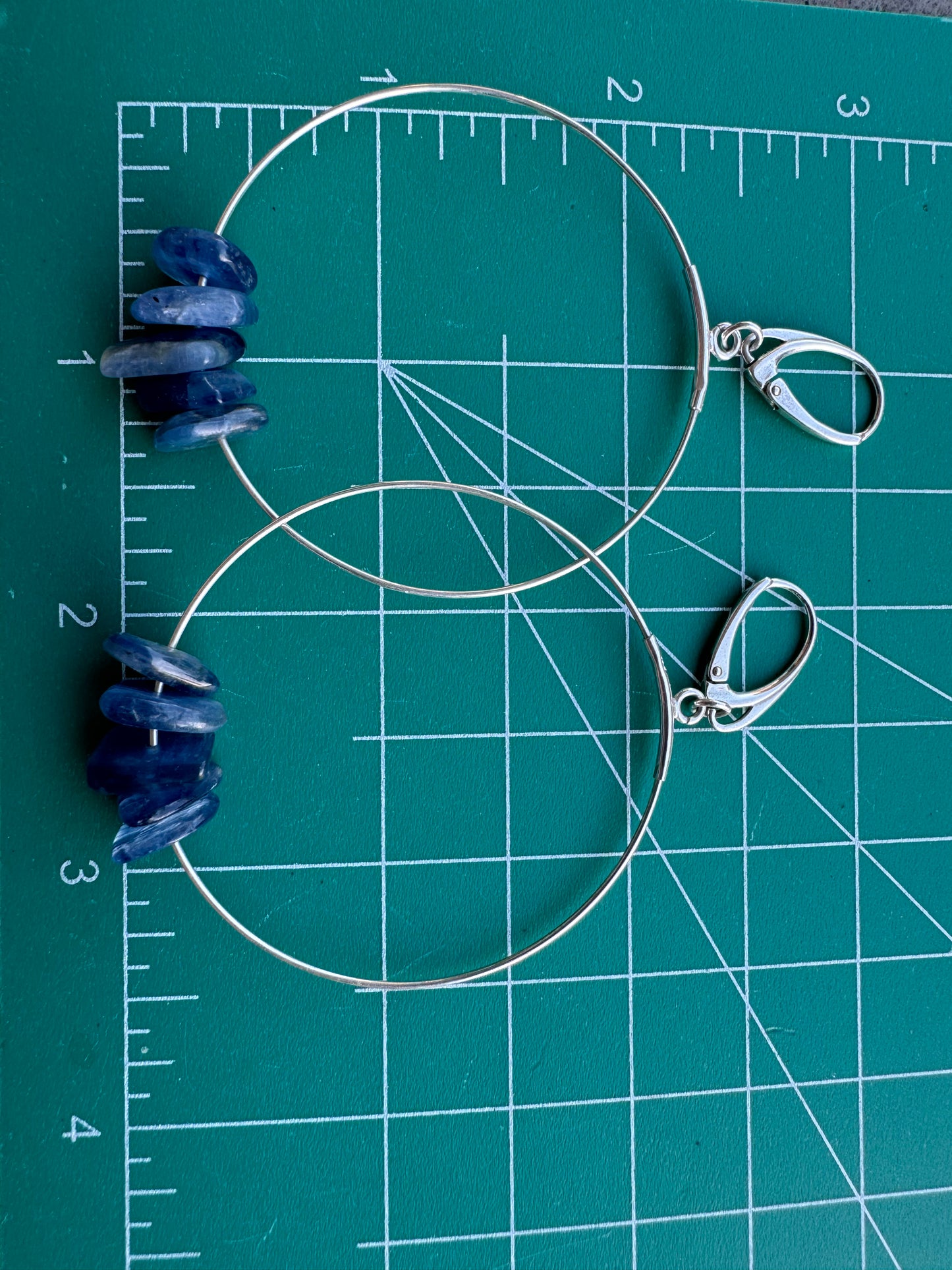 Kyanite hoops