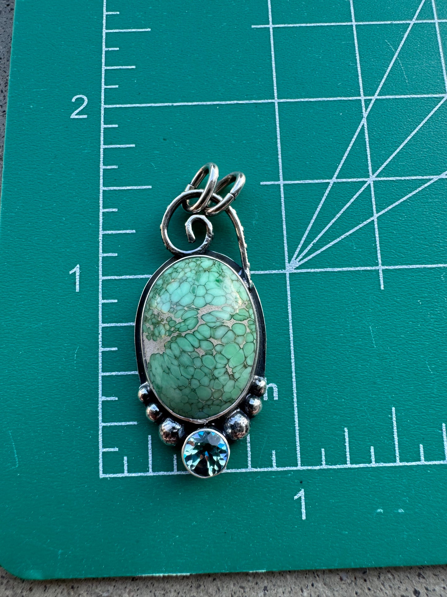 Lucin Variscite pendant