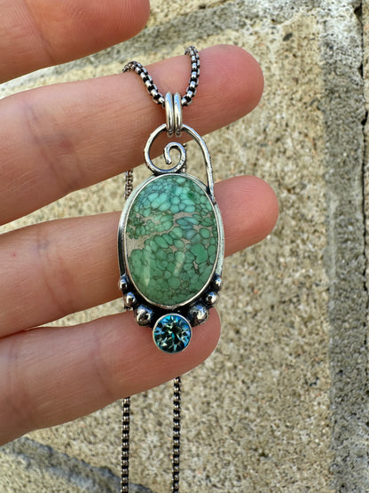 Lucin Variscite pendant